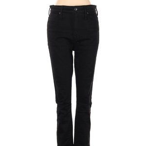 27" Madewell Black Skinny Jean High Rise Cotton blend